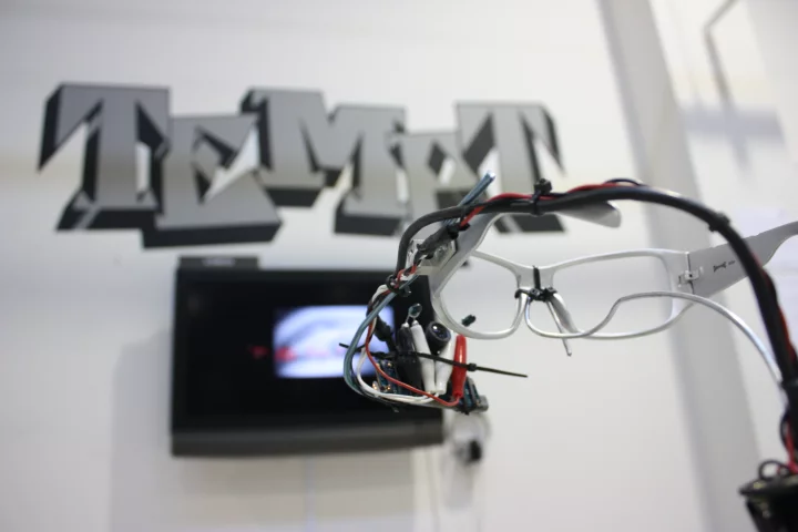 The Eyewriter project is an ongoing collaborative research effort to empower people who are suffering from ALS with creative technologiesCredit: Eyewriter