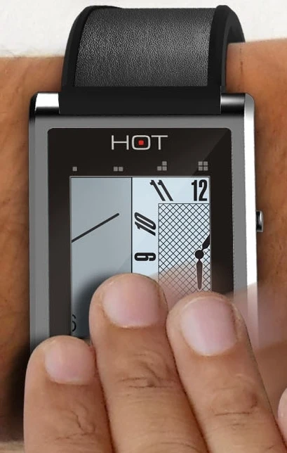 The capacitive screen uses multi-touch controls and is made of a smudge-proof, anti-reflective glass that's easy to read even in bright sunlight