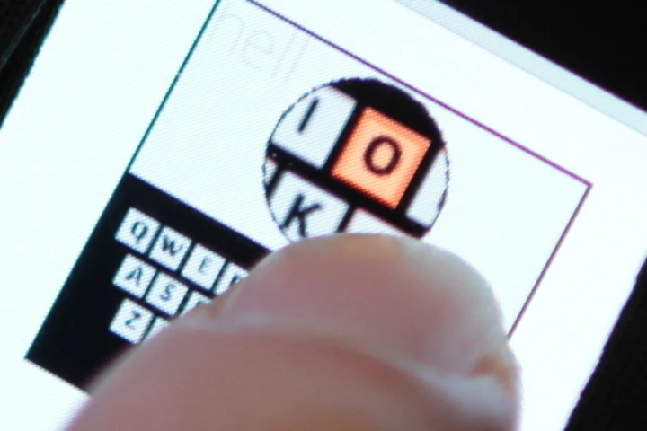 The ZShift keyboard, one of the two soft keyboards created by the team