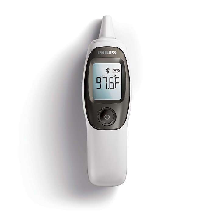 The thermometer is designed to take your temperature in just two seconds