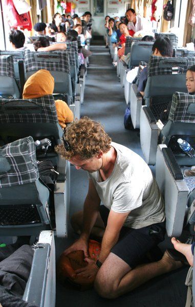 The Scrubba Portable Washing Machine - doing the washing on a plane