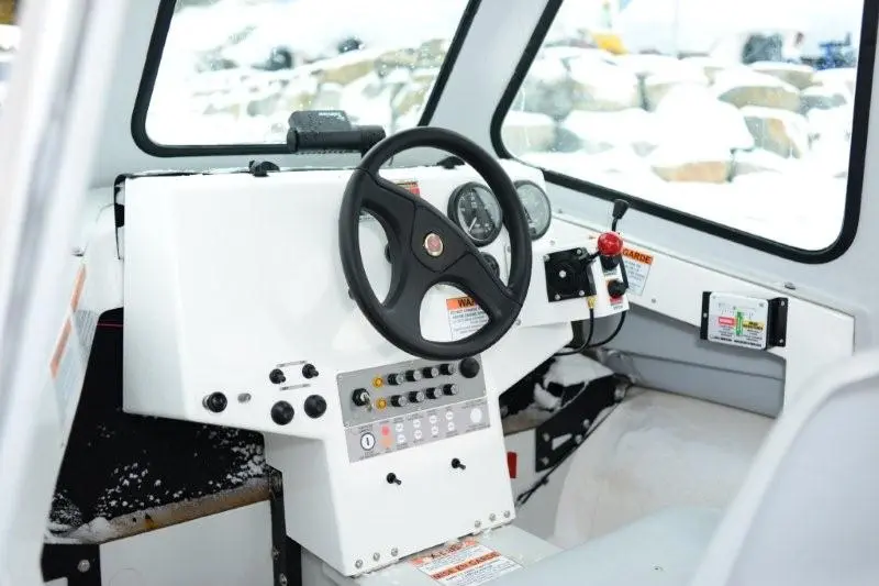 The AirRider hovercraft's interior