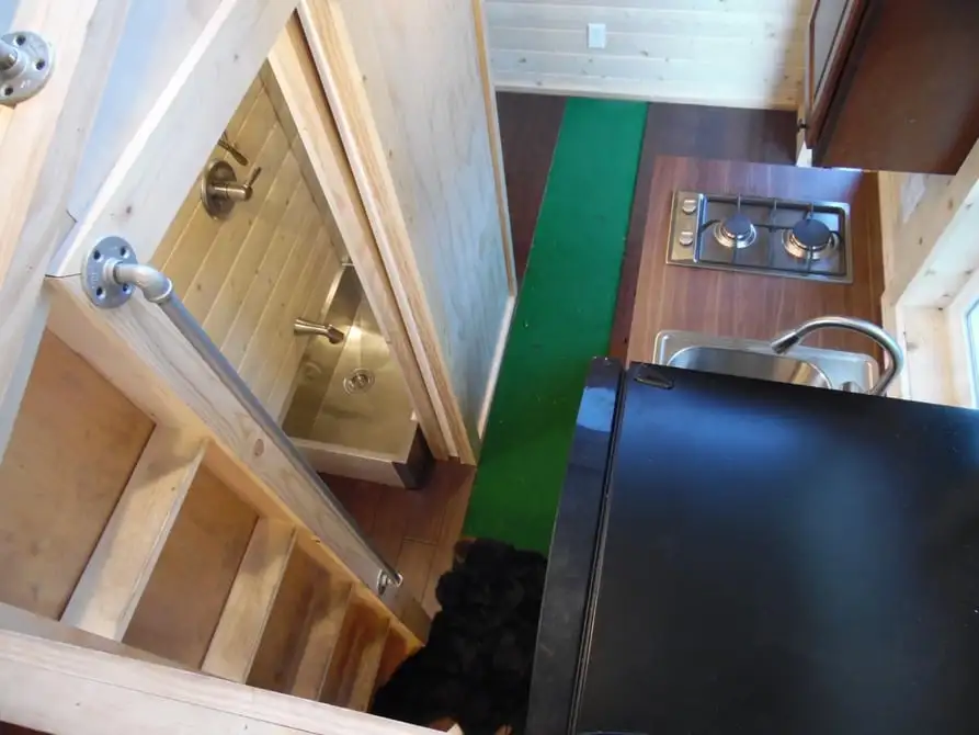 The Man Cave's tiny putting strip