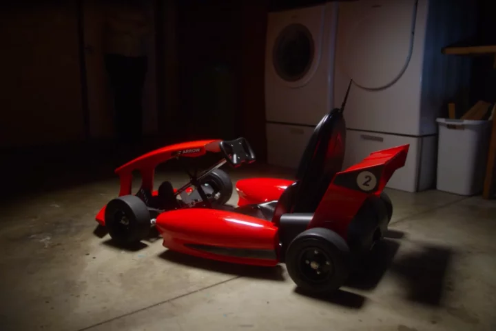 Arrow Smart-Kart with red race car body kit