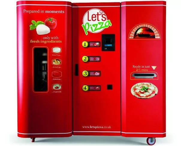 Let's Pizza vending machines will be introduced in the U.S. later this year