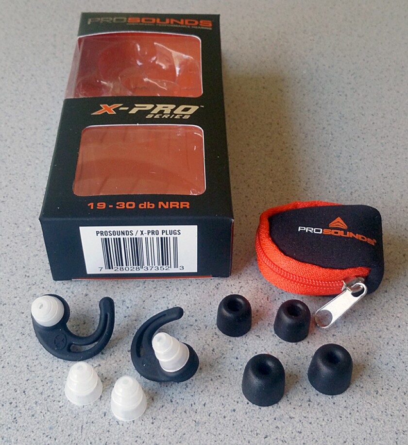 The ProSounds X-Pro ear plugs packaging is ready for retail