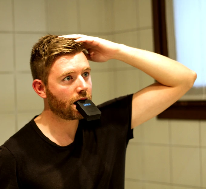 In the three seconds it takes to clean your teeth you can touch your hair