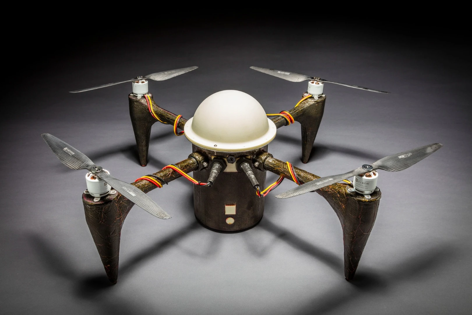 Instead of utilizing a heavy and expensive "crush-proof" metal structure, CRACUNS is made up of special 3D-printed components