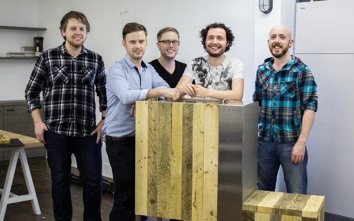 Brewbot developers and prototype