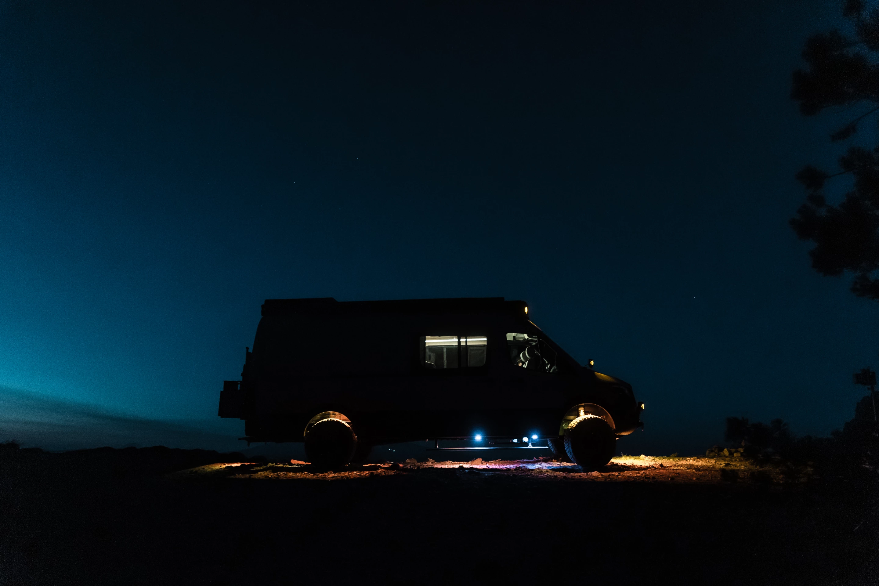 A Deso disco in the darkness