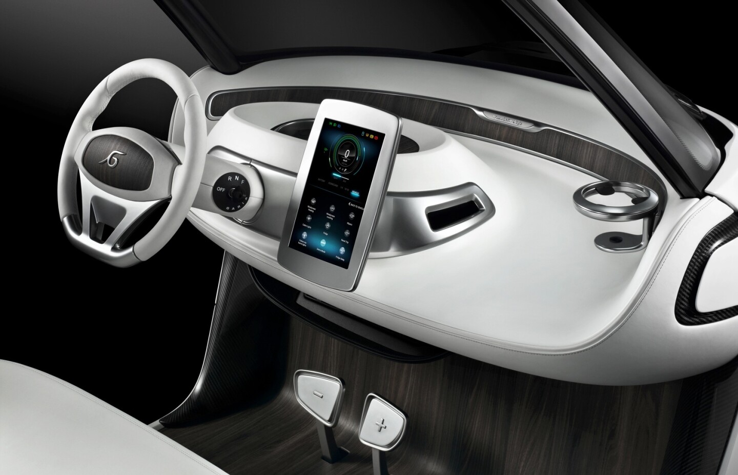 The interior includes a 10.1-in touchscreen display