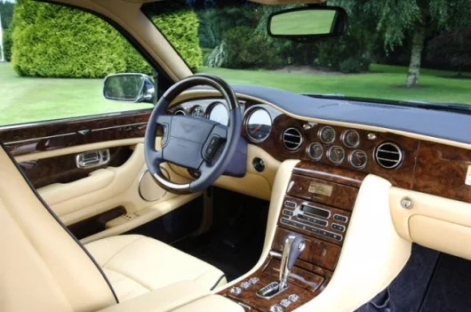 The interior of the Blue Train Arnage