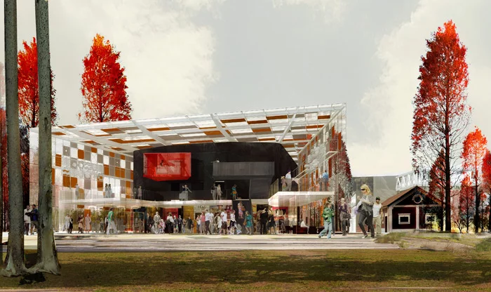 The melding of architecture and music is uncommon enough to pique our interest (Image: André Morin)