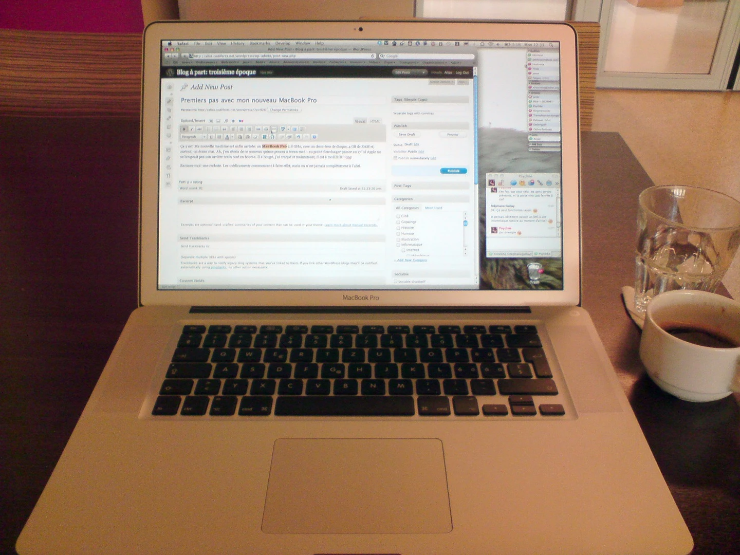 The MacBook Pro debuted in 2006 (2009 version pictured)