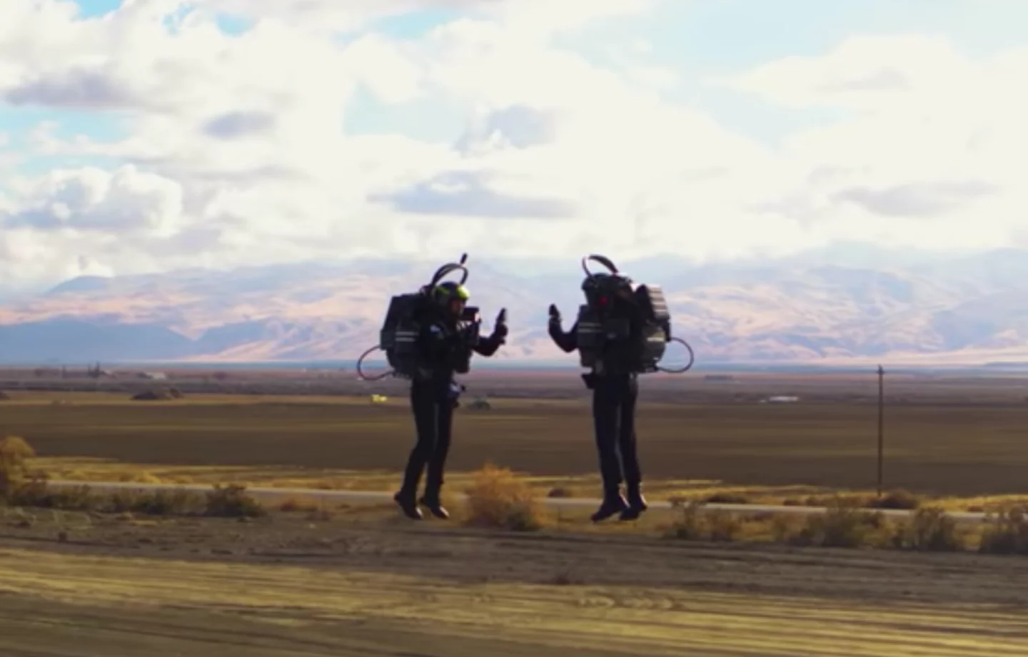 The JB-series jetpacks are now well and truly tested, and proven as safe to fly in close proximity to one another