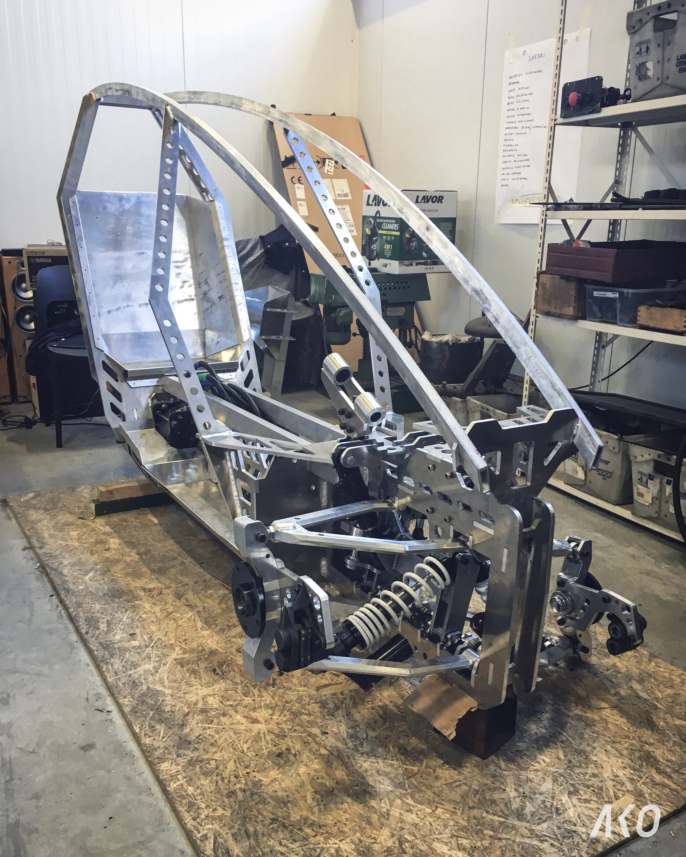 Work on the second AKO Trike prototype is well underway