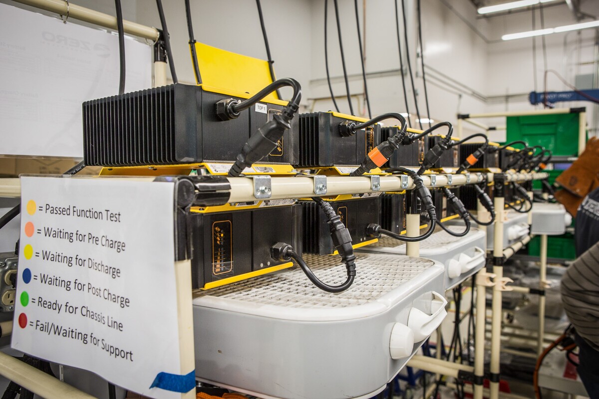 Quick charge units in testing (Photo: Andrew Wheeler/AutoMotoPhoto)