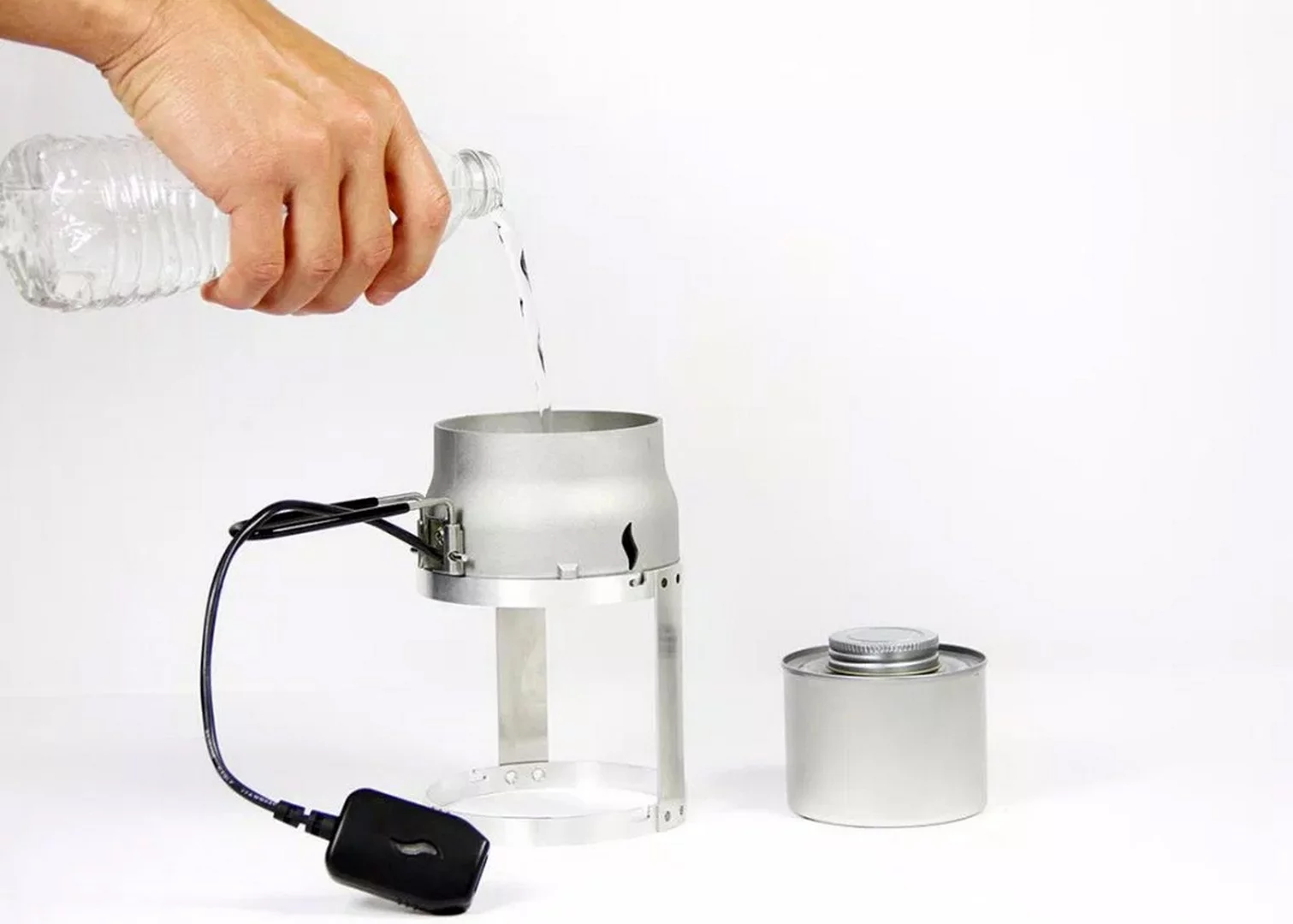 All you need is five ounces of water and a candle