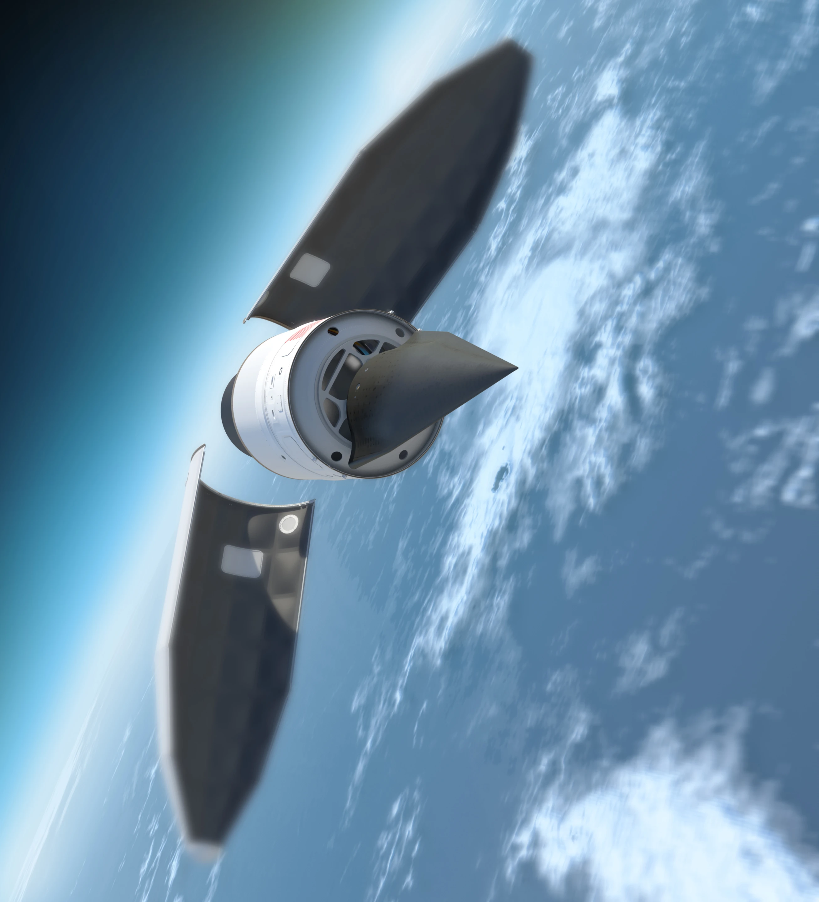 The HTV-2 launches aboard a Minotaur IV rocket