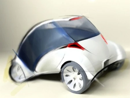 Industrial designer Alan Kravchenko's concept EV