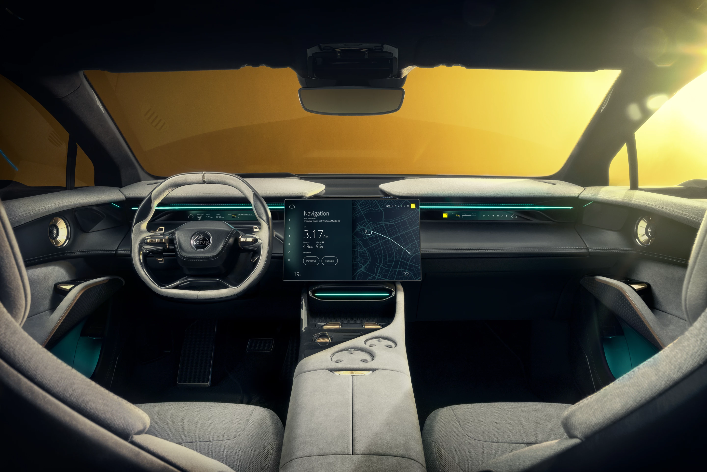 The 15.1-in OLED touchscreen provides some serious tech power