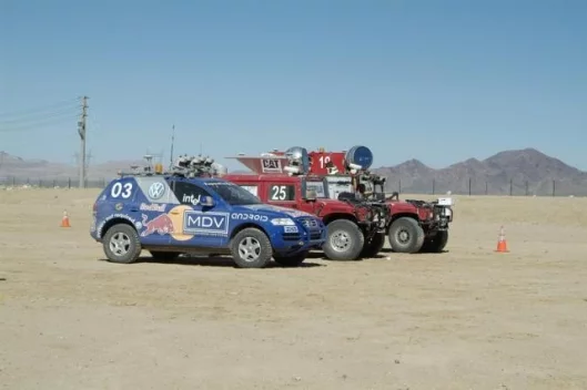 The winning threesome and the first three to finish