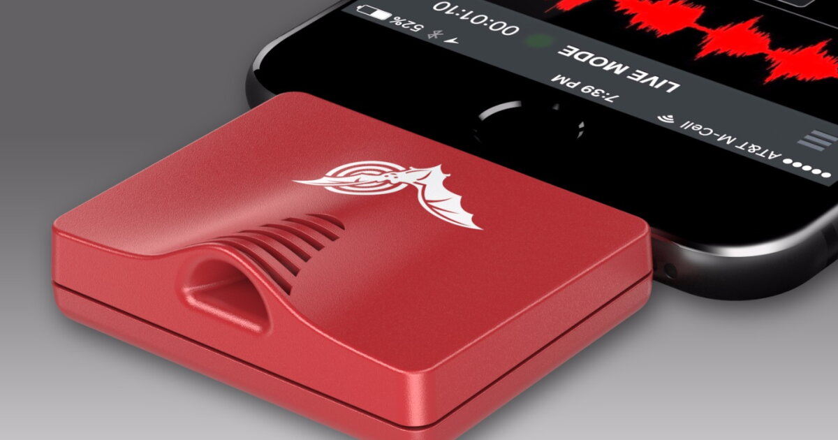Device turns your iPhone into a bat detector