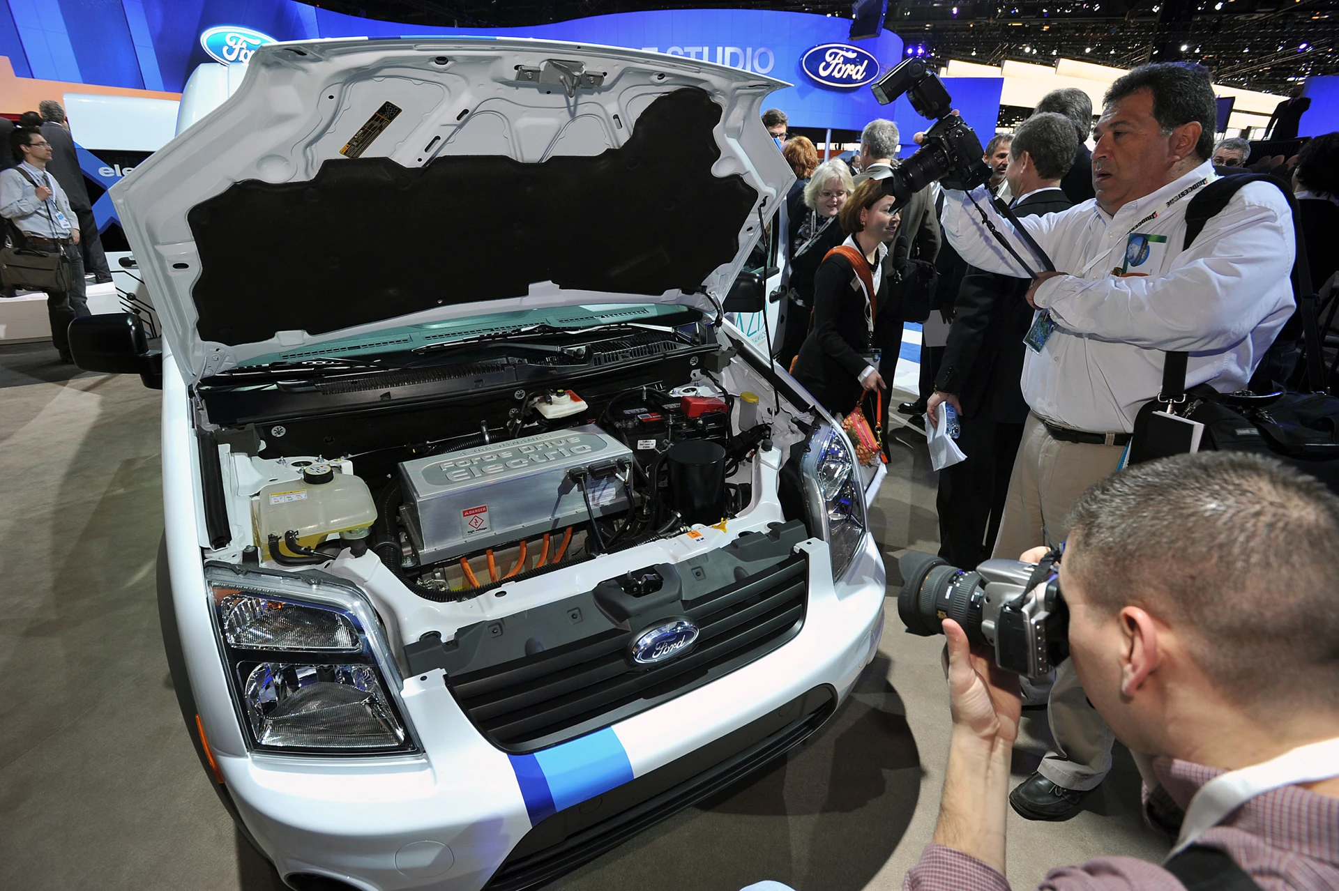 Under the hood of the Transit Connect Electric van