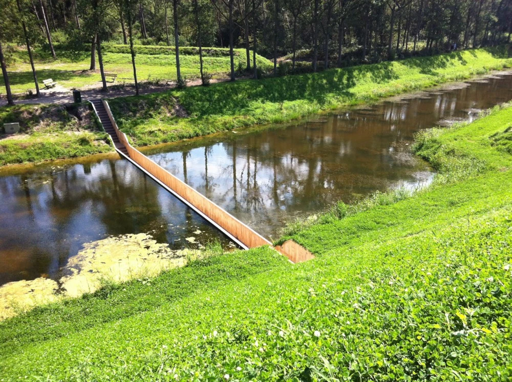 Public Facilities category winner: Moses Bridge, Halsteren, The Netherlands (Photo: RO&AD Architecten)