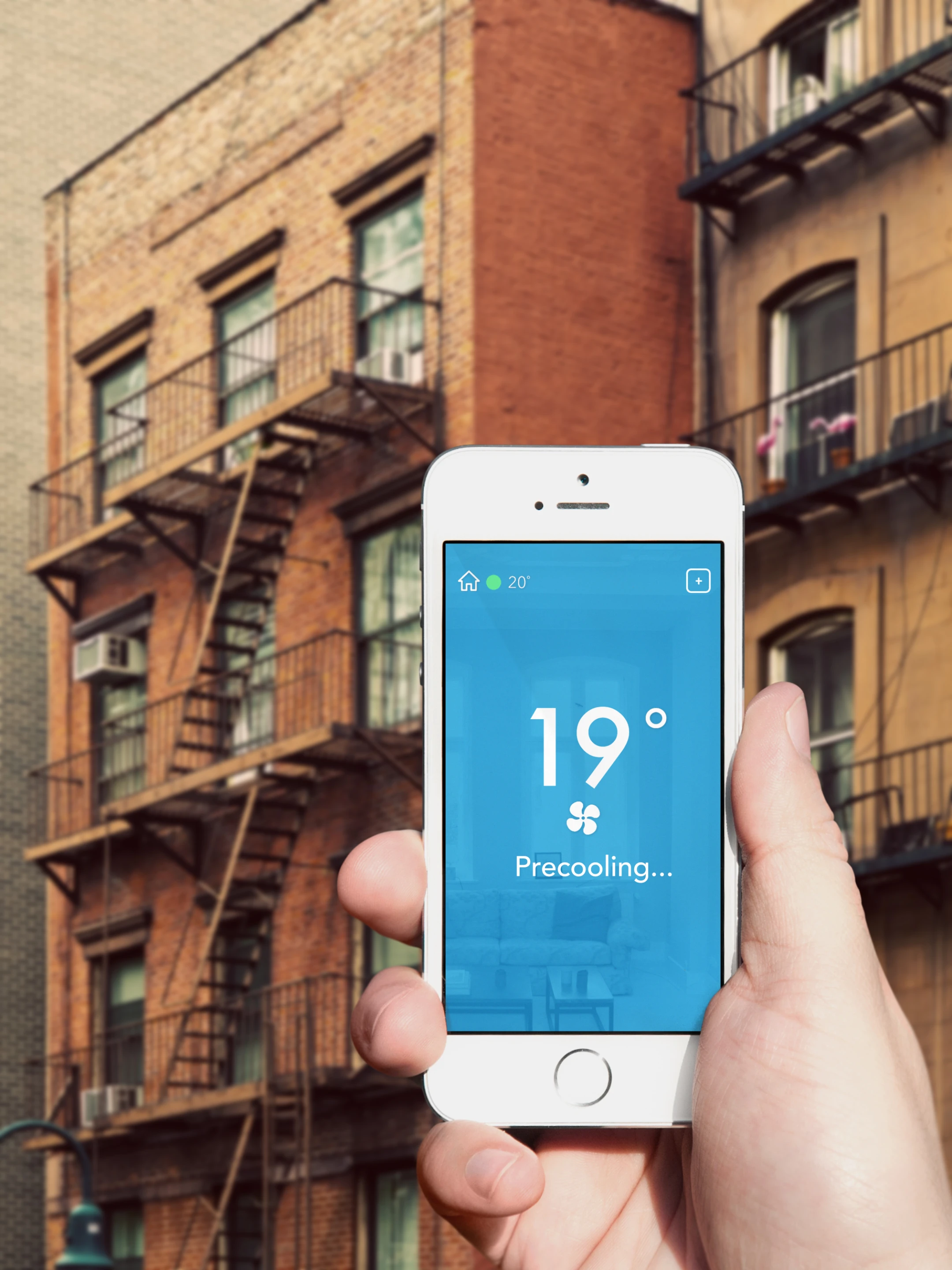 When a resident is approaching home, Tado turns the air conditioner on again to pre-cool the house to the user's preferred temperature