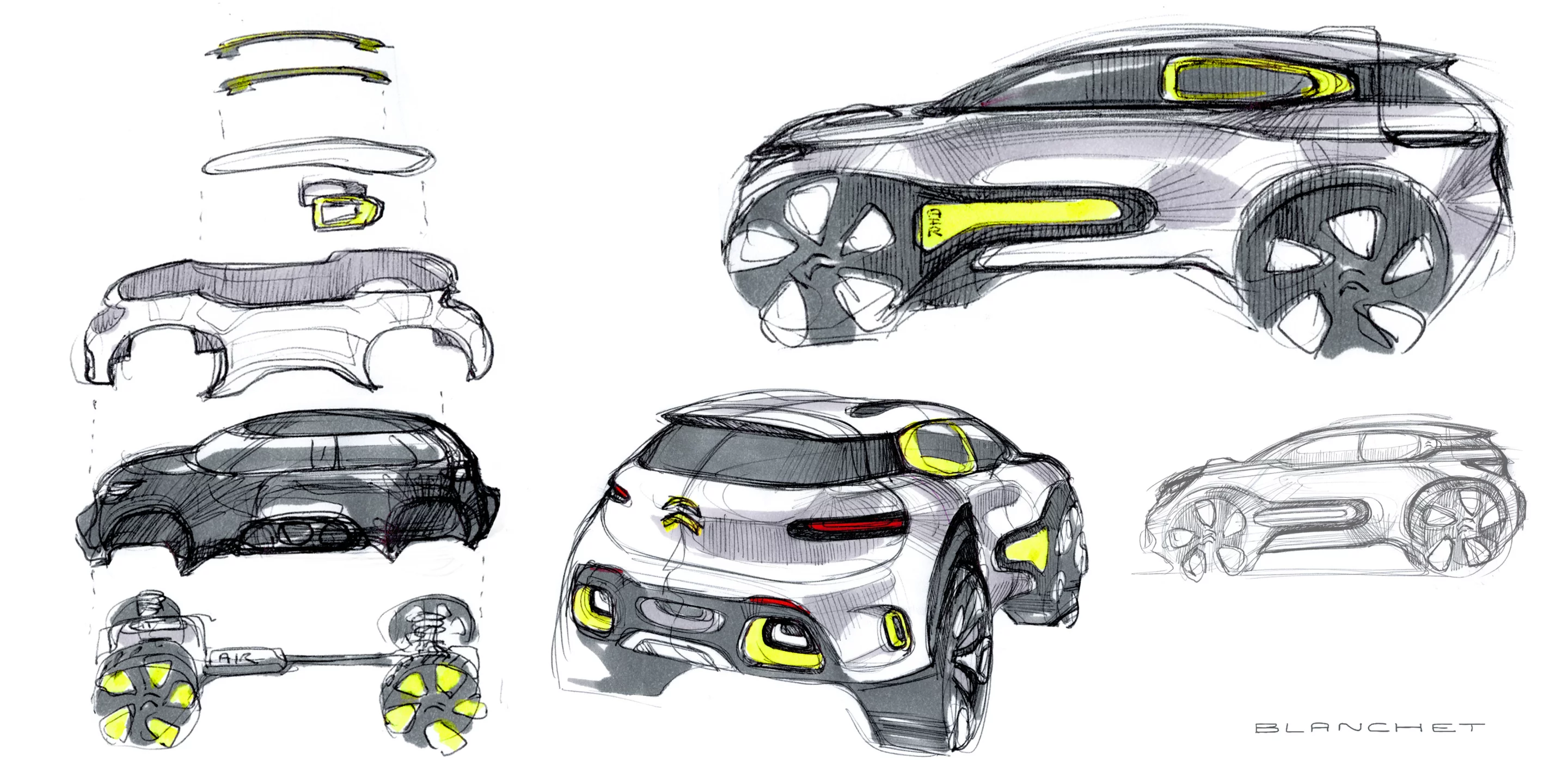 Aircross design sketch