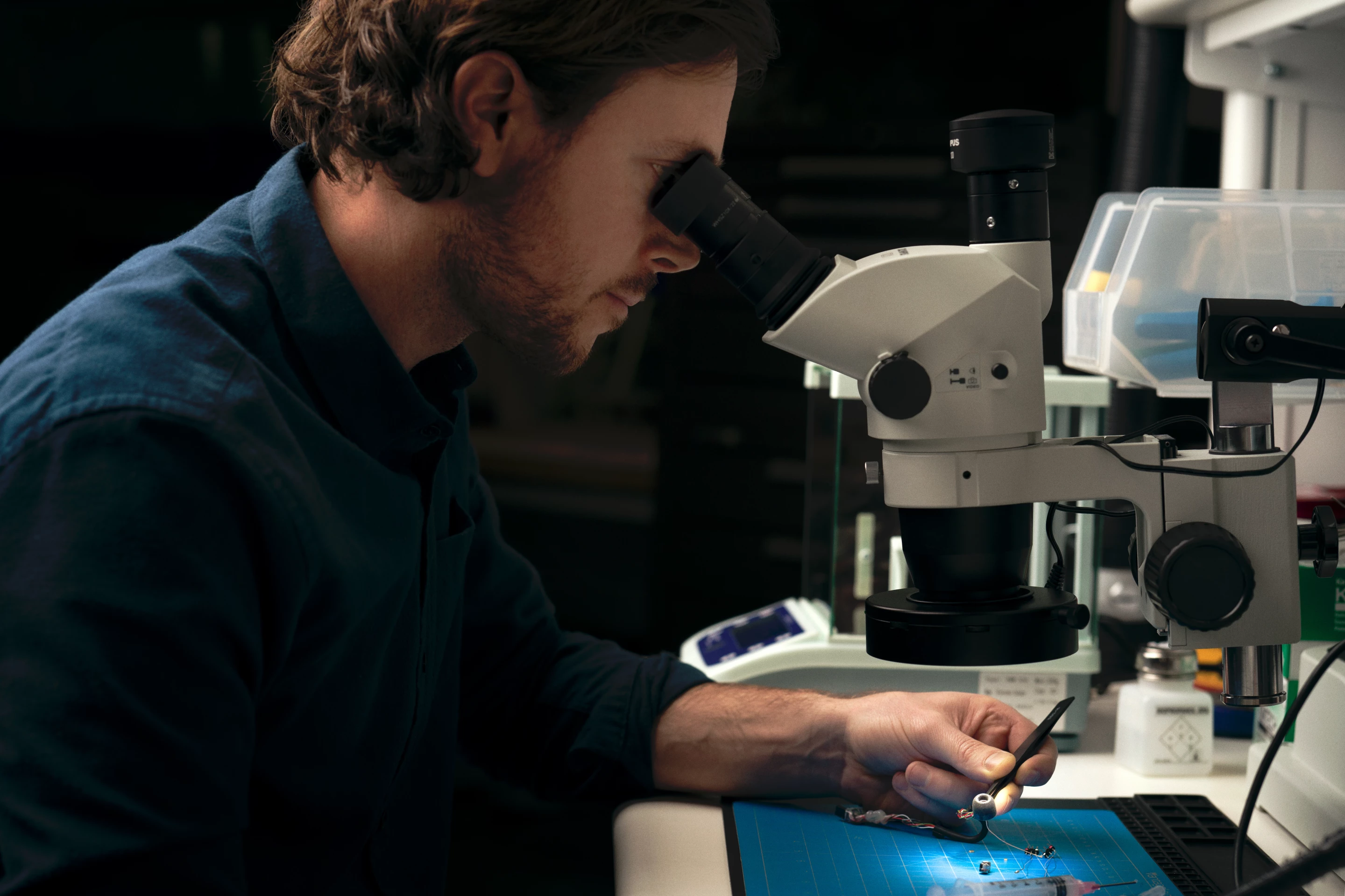 One of the end goals is to develop augmented reality glasses to enhance visual and audio experiences for the wearer