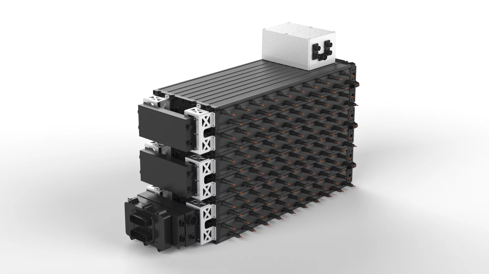 The "Lego-like" design of Xing Mobility's battery packs gives operational flexibility