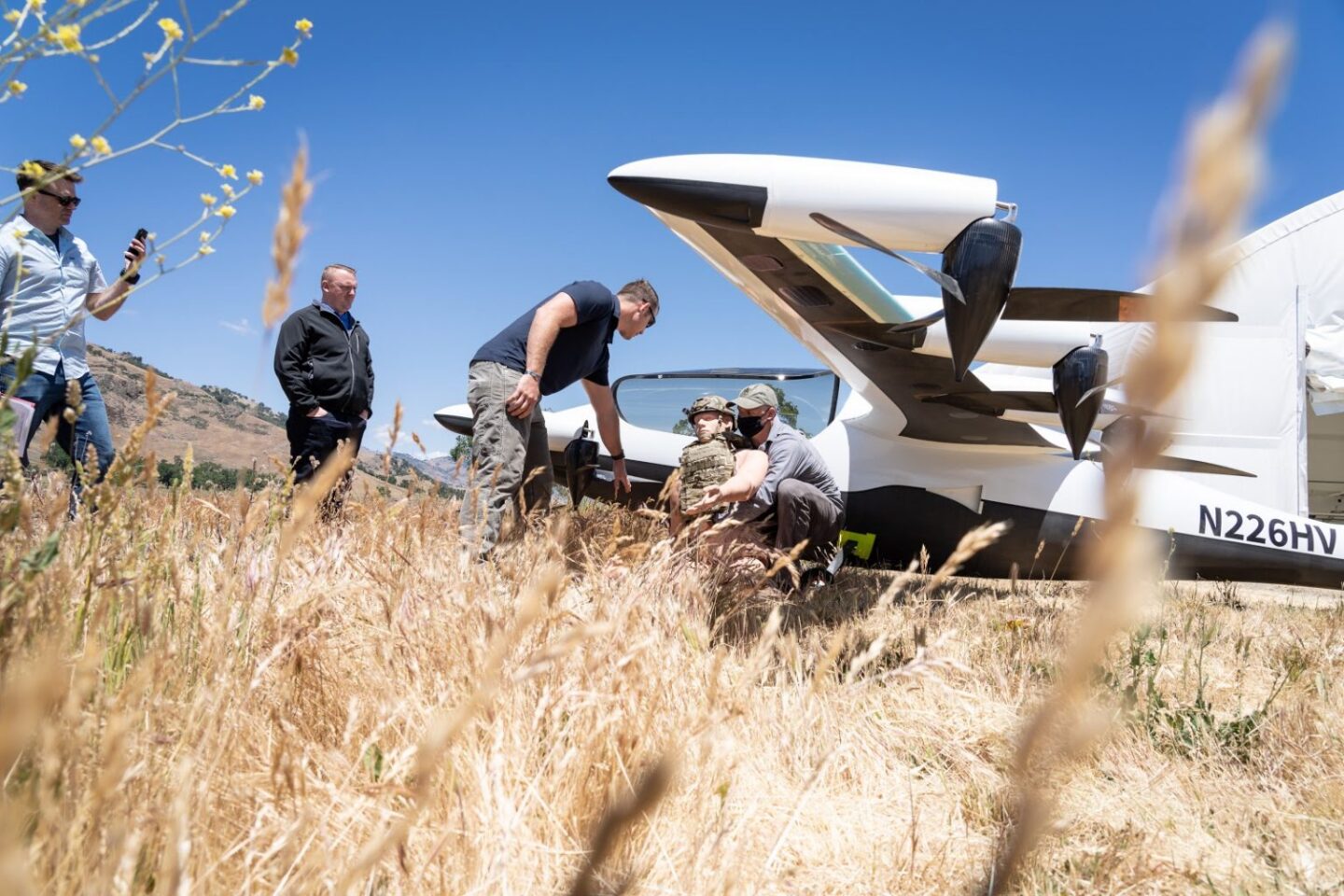 Kitty Hawk runs mock medevac exercises for the AFWERX team