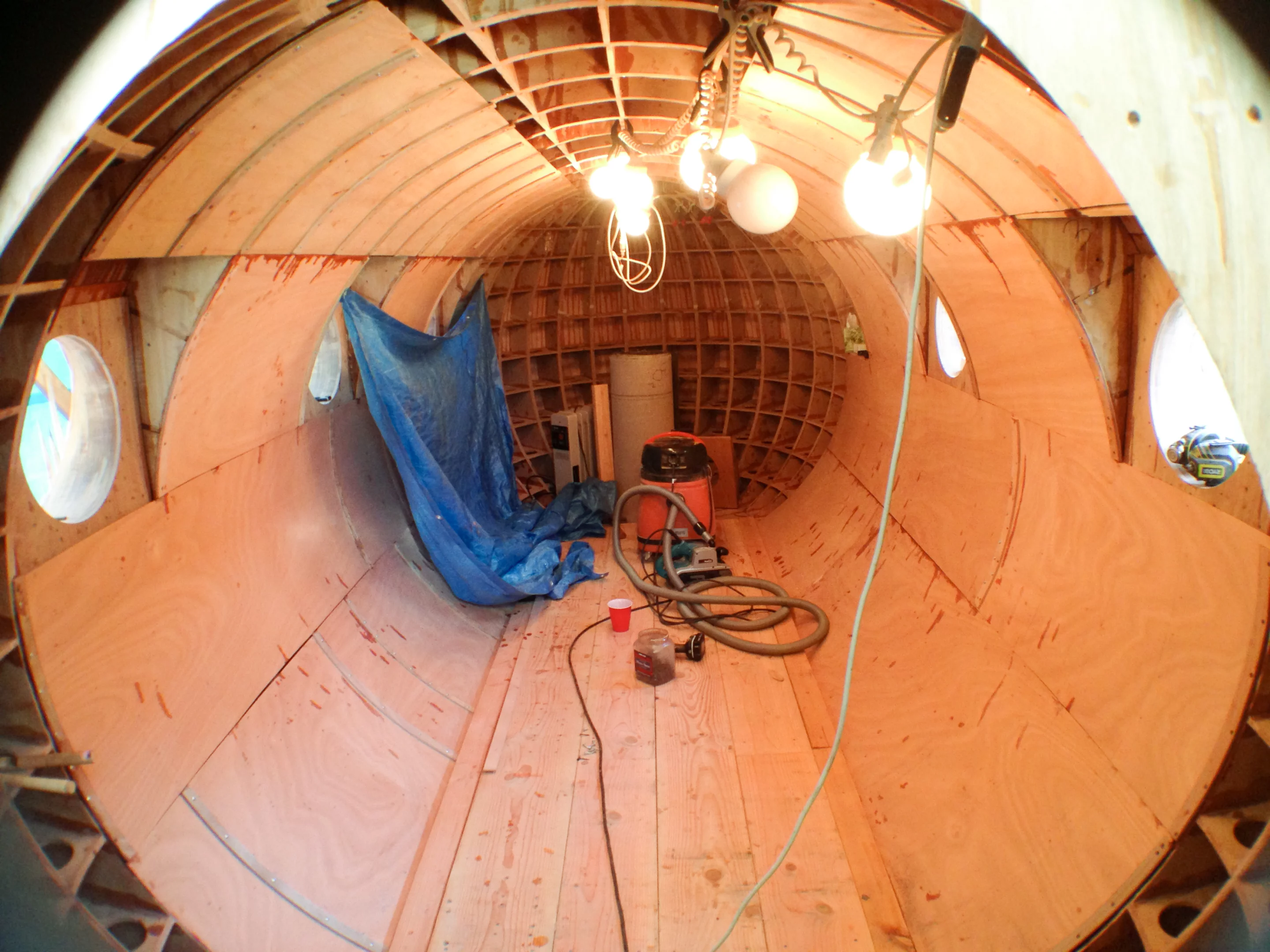 The basic interior shell (Photo: Chris Robinson)