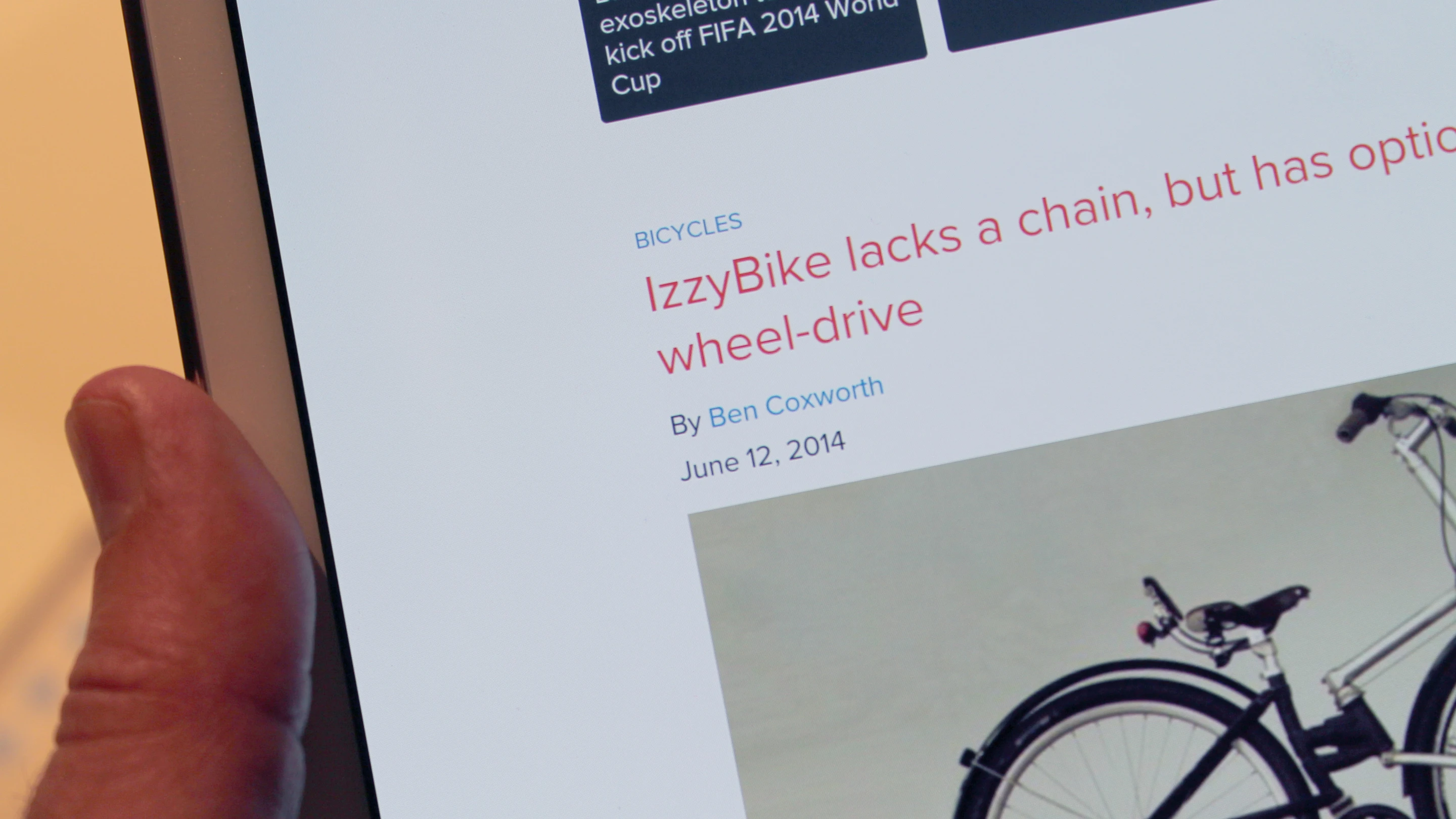 Tab S' screen, close up