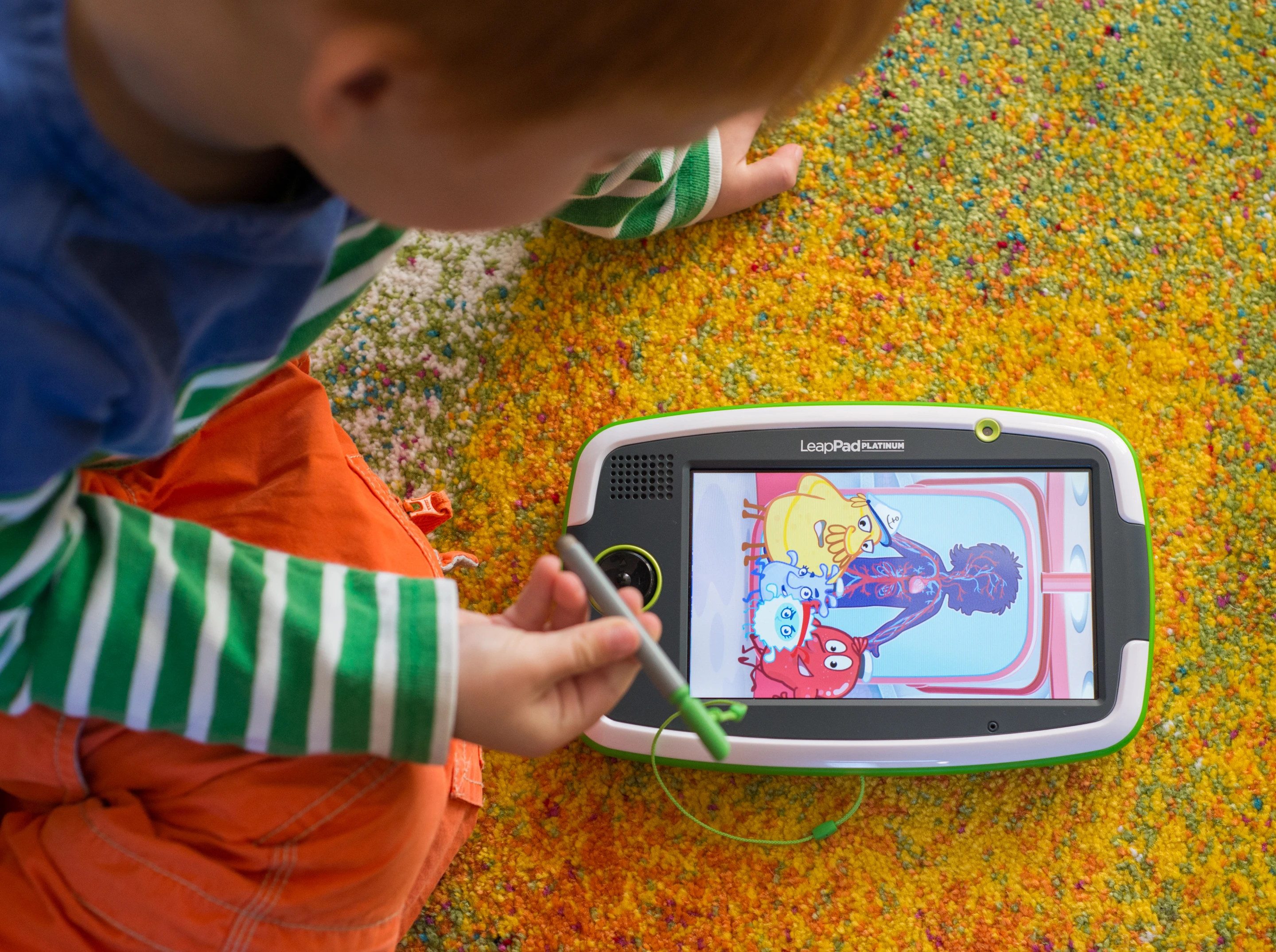 All apps and games on the LeapFrog LeapPad Platinum have an educational element