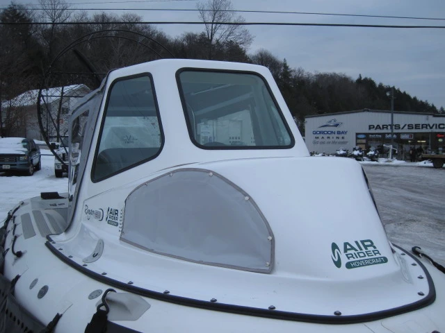 The AirRider hovercraft weather canopy