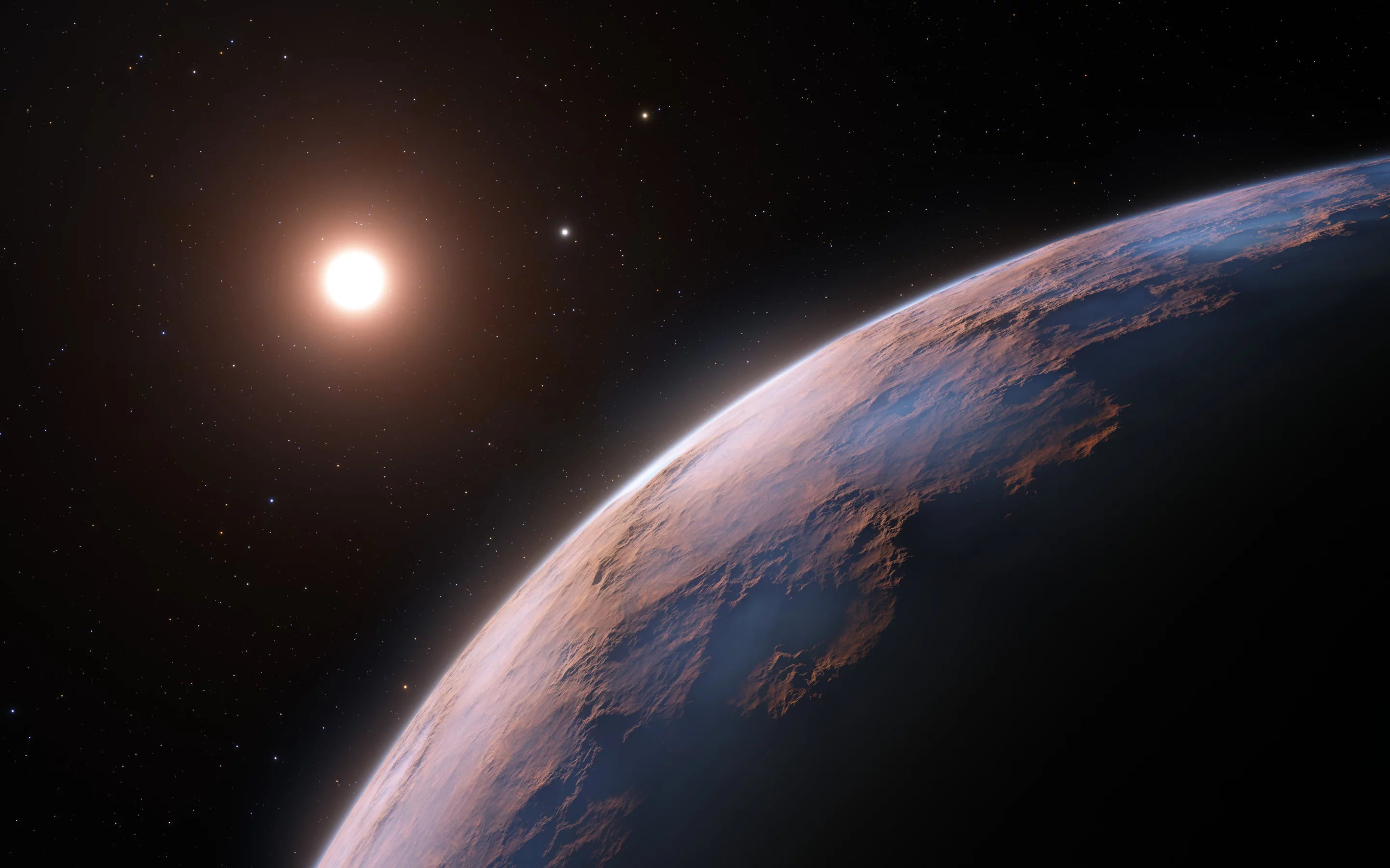 An artist's impression of Proxima d, a new exoplanet candidate detected around the nearest star to our solar system