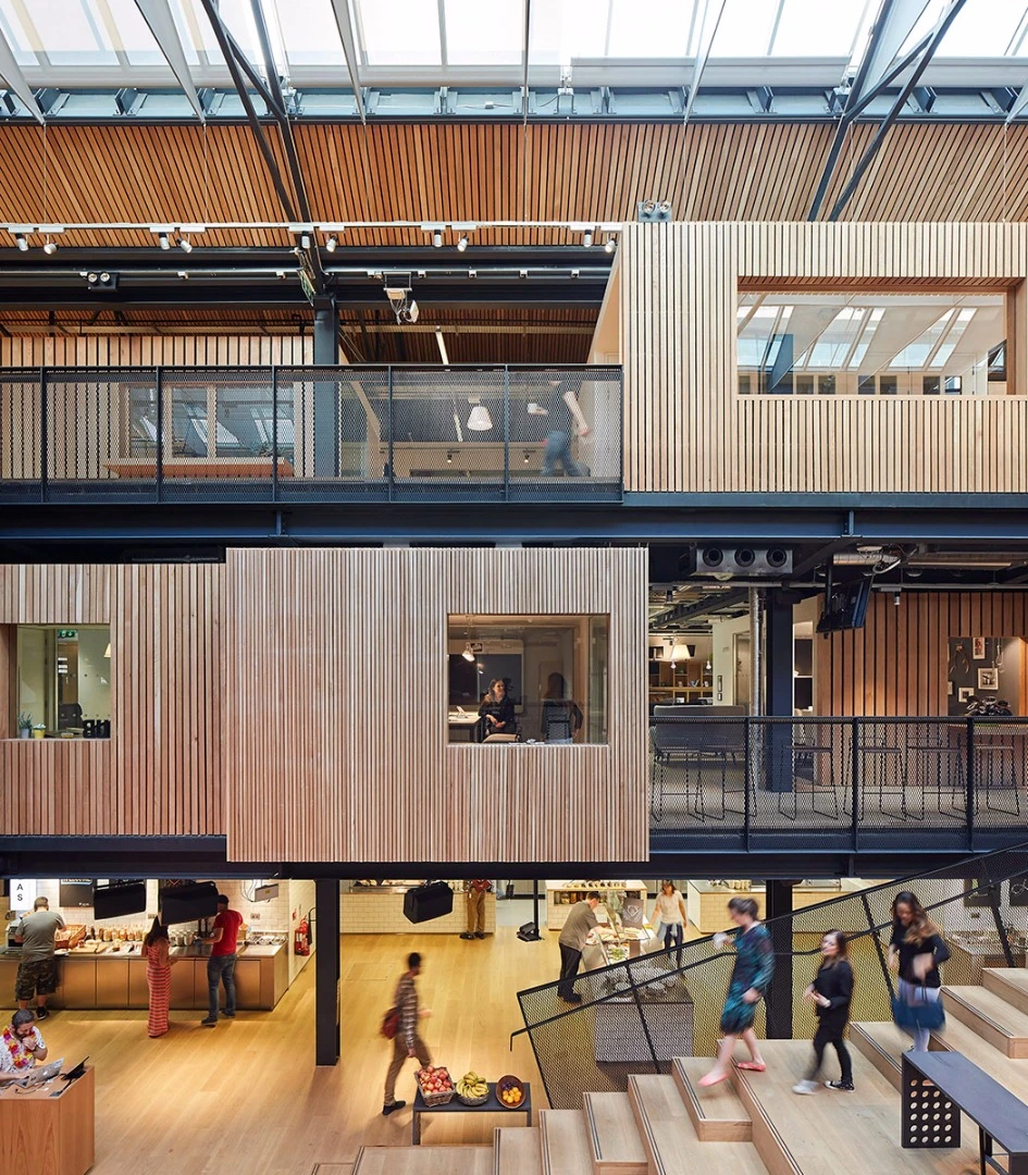 The European HQ of Airbnb in Dublin, Ireland, by Heneghan Peng Architects, took out the office category at the 2017 Inside Awards
