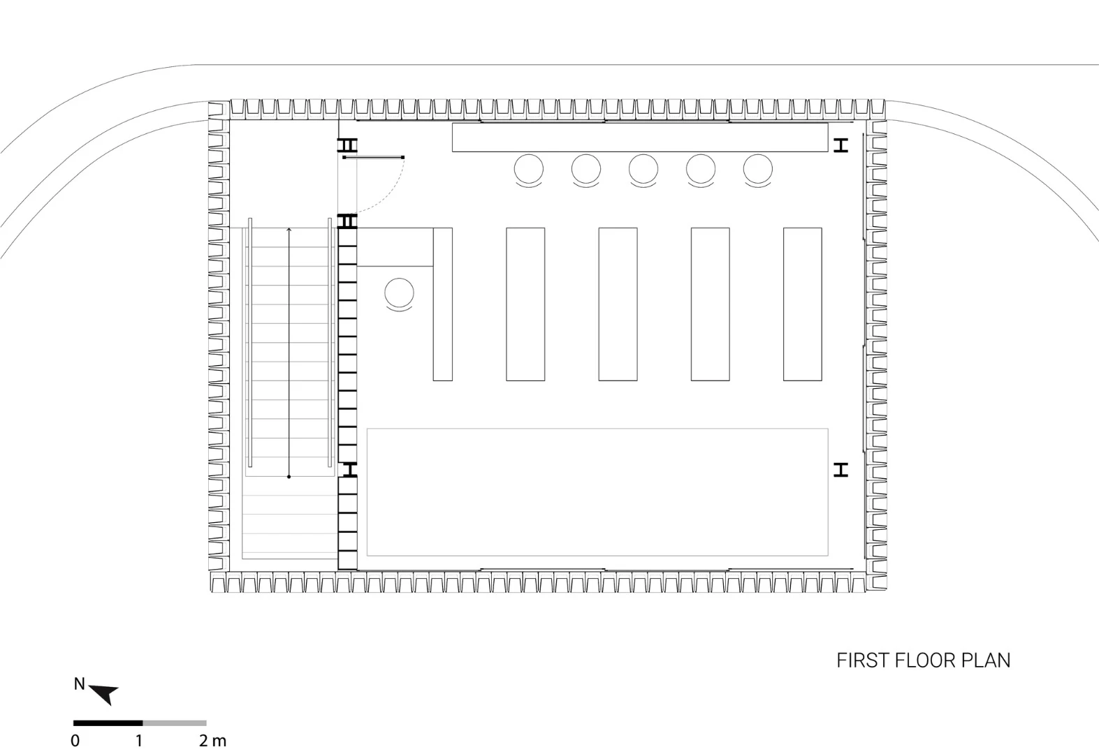 Architectural drawing of the project