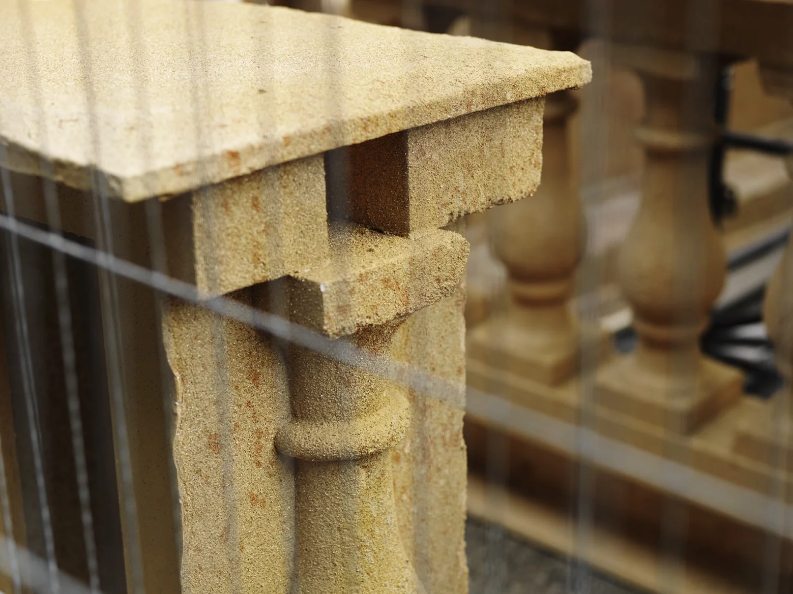 The polystyrene is supported by a steel framework (Photo: Chris Tubbs)