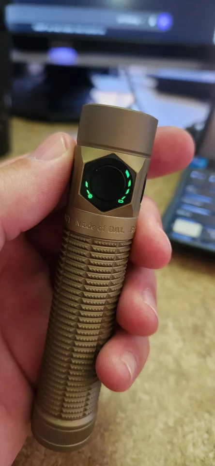 The Baton 4 also features brightness level and state of charge. And death-knurls.