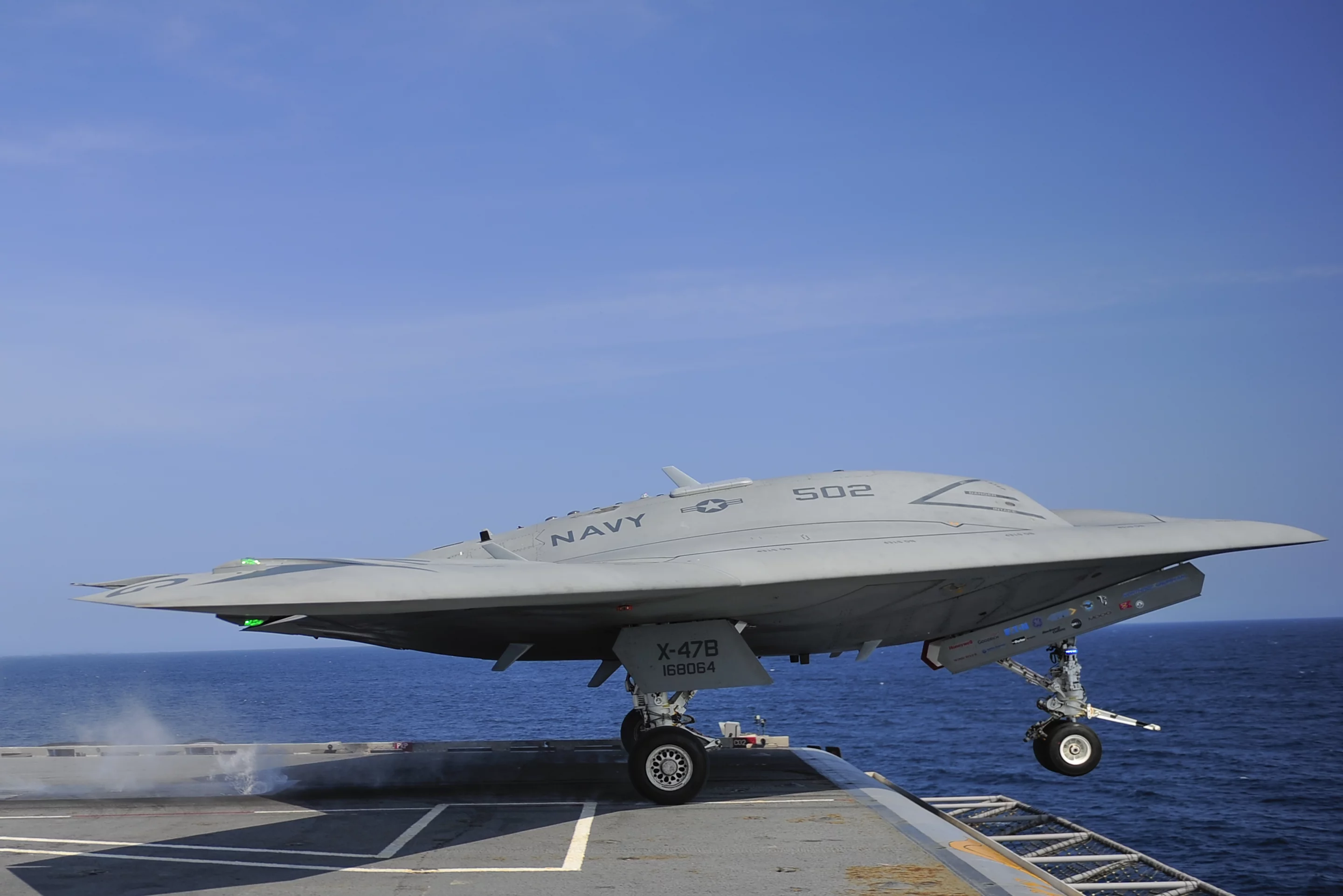 UCAS-D taking off of the USS Bush during July 2013 carrier trials (Photo: US Navy)