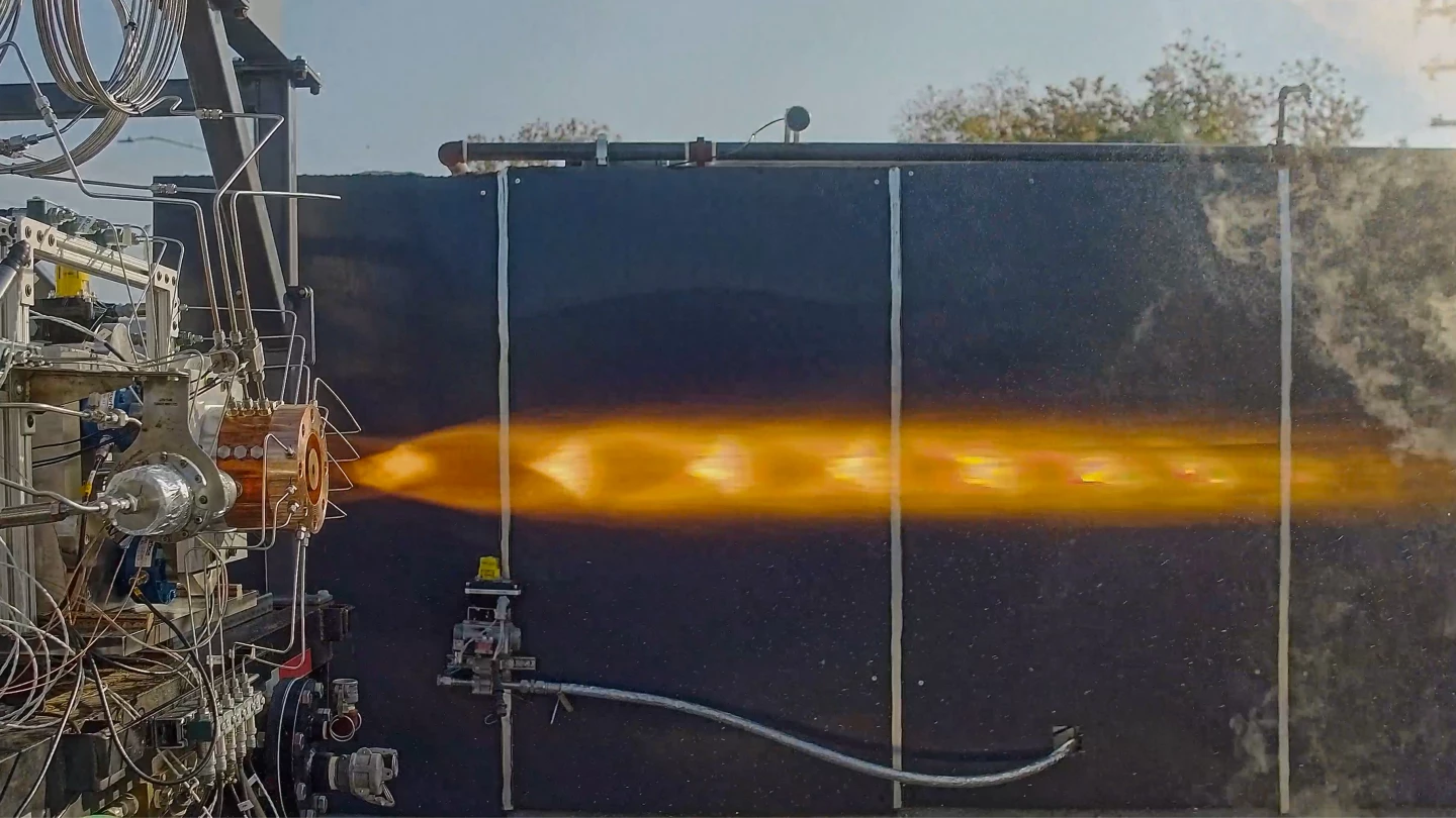 The RDRE engine in static ground tests