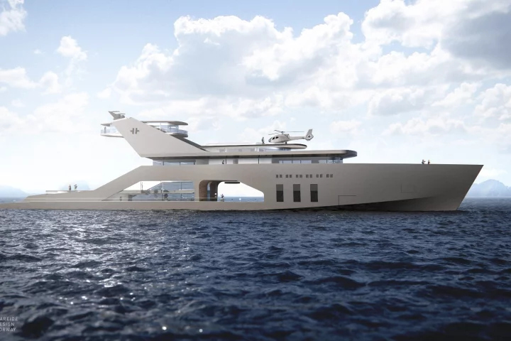 Hareide Design's super yacht is just a concept, but could become reality if your pockets are deep enough