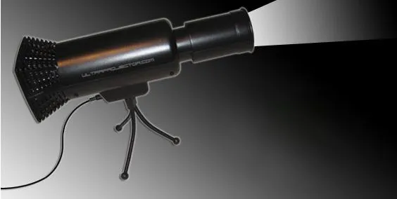 The Ultraprojector stand-alone video projector - no frills but does what it was designed to do - budget video projection