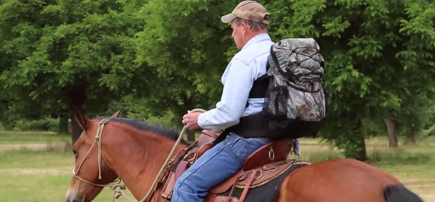 The ME-2 backpack pulls weight off the shoulders and redistributes it
