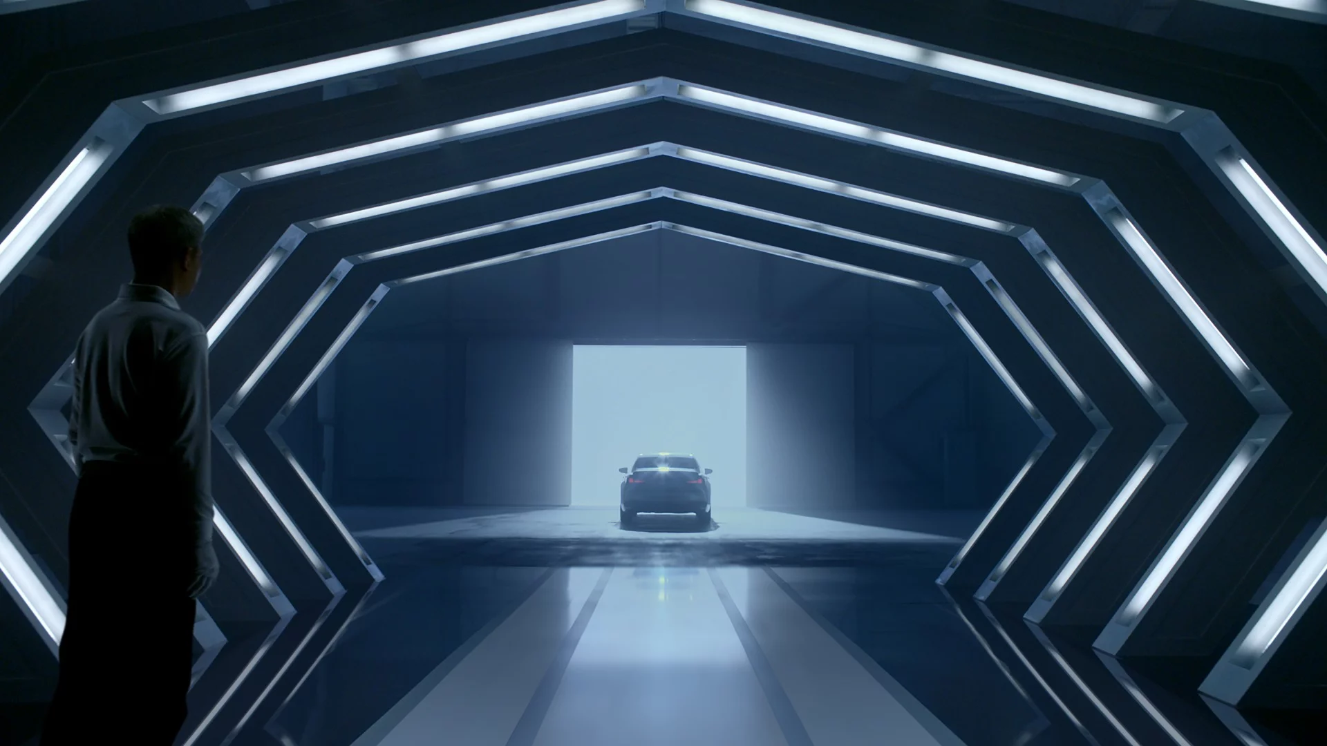 Stark room with inspection lighting – the AI algorithm responsible for writing the new Lexus as was trope-heavy