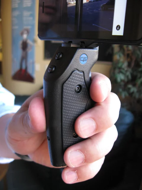 A closer look at the grip